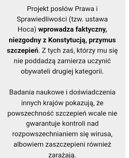 Projekt ustawy segregacyjnej Hoca